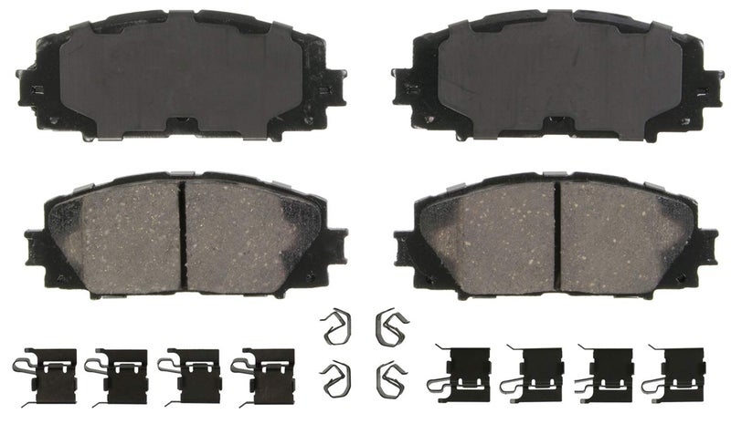 Wagner QS ZD1184 Disc Brake Pad Set, Chamfered Edges for Smooth, Quiet Stops, Fits 2016â€“2022 Toyota Prius, 2006â€“2018 Toyota Yaris - Image 1